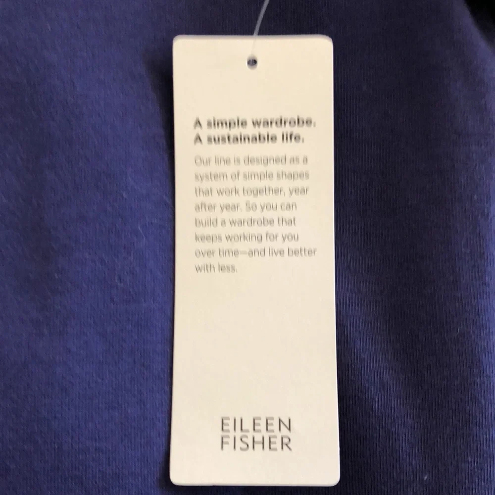 NWT Eileen Fisher Stretch Cotton Dress - Picture 5 of 7
